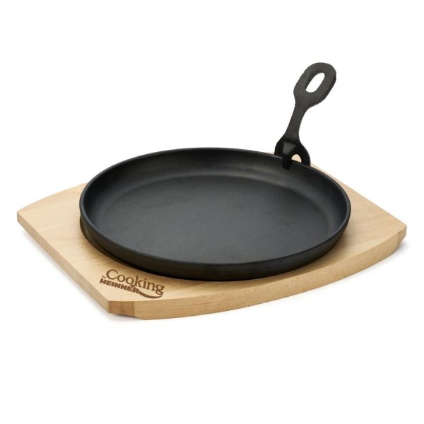 Platou servire rotund plita incinsa  22 cm Fonta Pura