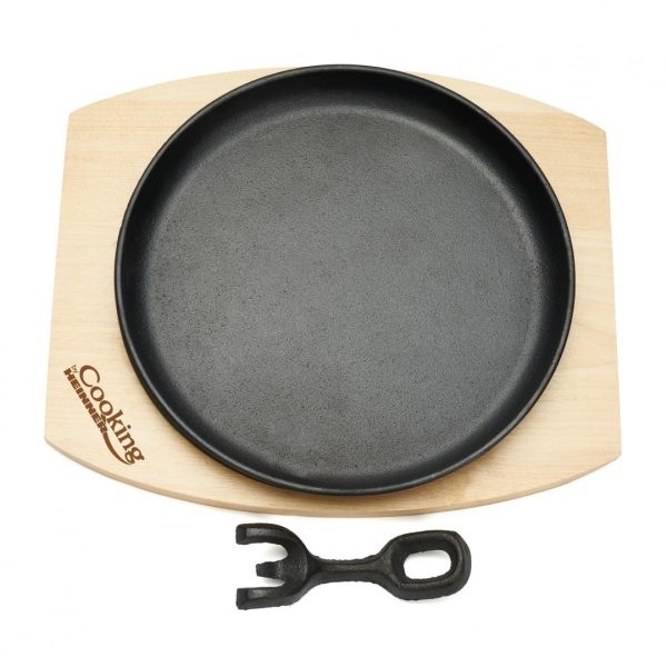 Platou servire rotund plita incinsa  22 cm Fonta Pura - imagine 4