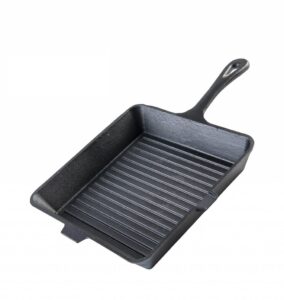 Tigaie grill fontă pură 25 cm