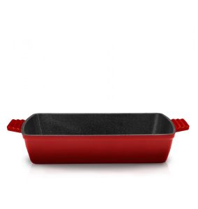 Tava fonta emailata 33 cm x 23 cm x 7 cm