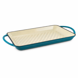 Tavă grill fontă emailată 33 cm