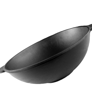 Wok fonta pura cu 2 manere 3.7L