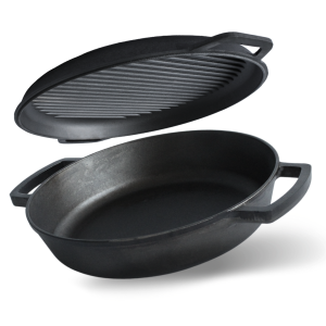 Tigaie fonta adanca MONOLITH 36 cm x 8 cm