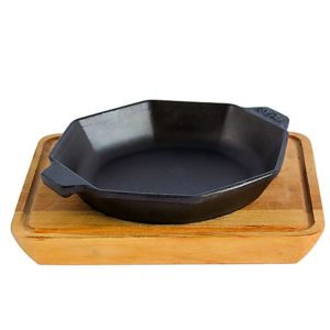 Tigaie octogonală plită încinsă