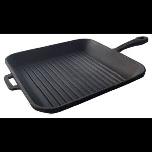 Tigaie grill fonta 28 cm x 28 cm x 4 cm