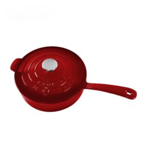  Tigaie adanca fonta emailata cu capac 2.5 L