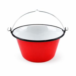 Set ceaune emailate pentru servire – 8 bucăți (0.8 L)