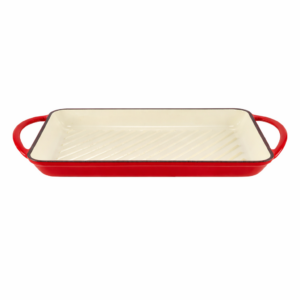 Tavă grill fontă emailată 33 cm