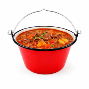 Set ceaune emailate pentru servire – 8 bucăți (0.8 L)