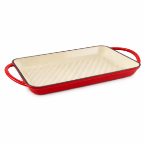 Tavă grill fontă emailată 33 cm