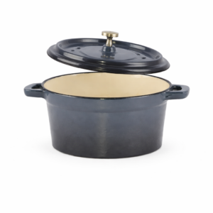 Cratita fontă emailată cu capac 13 cm (0.6 L)