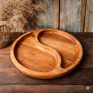 Platou rustic 2 compartimente