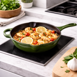 Tigaie fontă emailată 26 cm