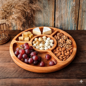 Platou rustic 4 compartimente