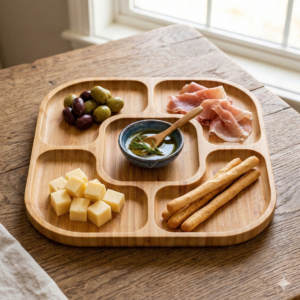 Platou rustic 5 compartimente