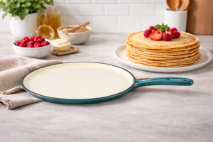 Tigaie clătite fontă emailată 28 cm