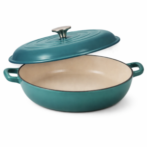 Cratita fontă emailată cu capac 30 cm (2.7 L)