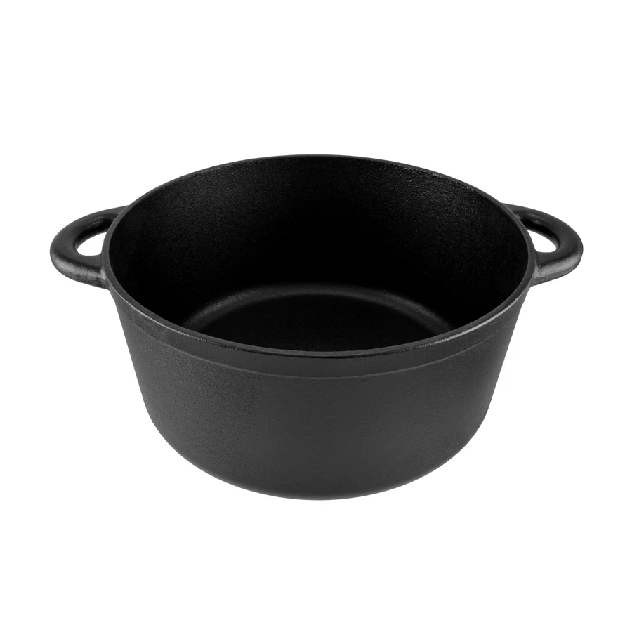 Cratiță fontă cu capac 26 cm (5 L) - imagine 3