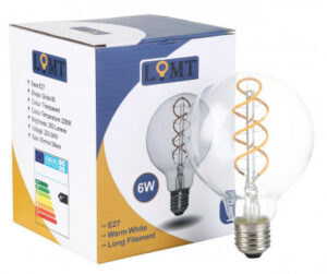 Lustră fontă cu 5 becuri Edison