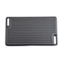 Plită grill fontă pură 45 × 25 cm - imagine 2