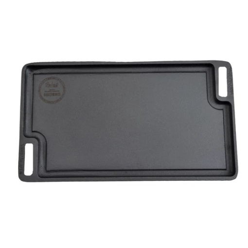 Plită grill fontă pură 45 × 25 cm - imagine 4
