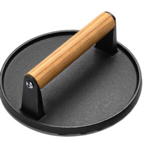 Presă fontă grill cu mâner 17 cm